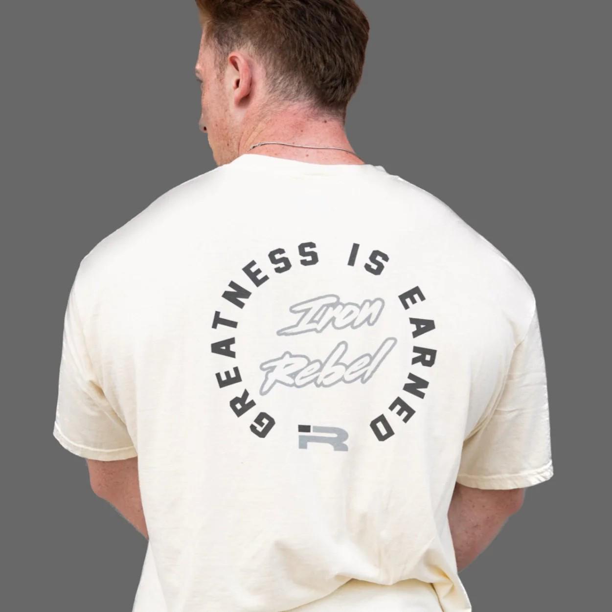 

Рубашка большого размера с коротким рукавом IR New Greatness XXL бежевый