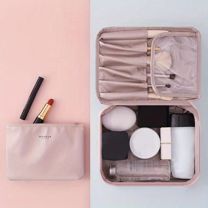 1pc Portable Cosmetic Bag, Gift for Valentine's Day for Travel Storage Bag, Makeup Bag, Cosmetic Bag, Vacation Organizer, Large Capacity