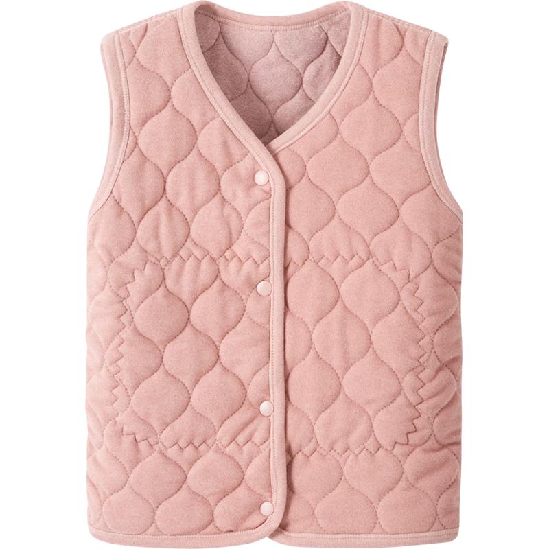 Romon Kids Thickened Silk Warm Vest 120