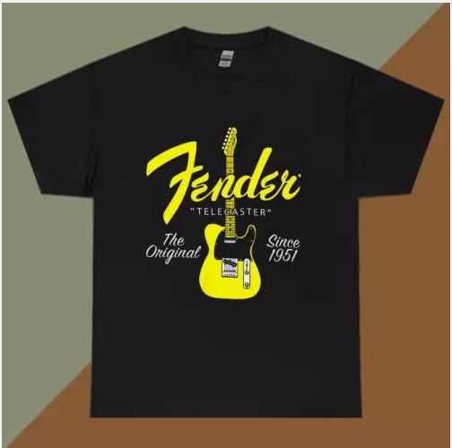 Мужская футболка fender telecaster плотный хлопок футболка Унисекс футболка XXXL