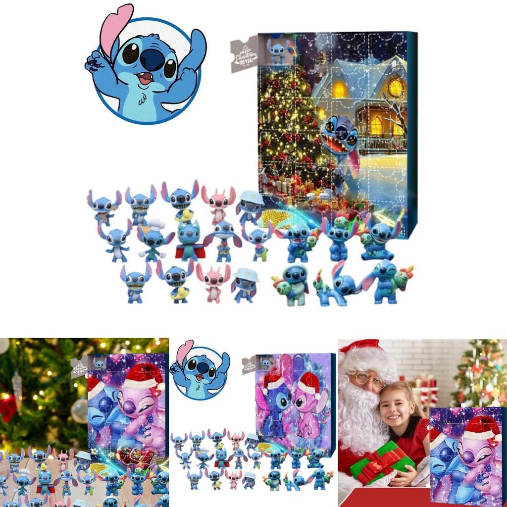 Adorable Figurine Mickey Mouse de Noël en Boîte Aveugle avec Design Unique en Résine pour Collectionneurs et Décoration Intérieure