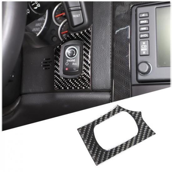 Soft Carbon Fiber Engine Start Stop Button Trim Sticker For Corvette C6 05-13 US