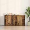 Sideboard 2 pcs Reclaimed Wood Look 79 x 38 x 80 cm Engineered Wood