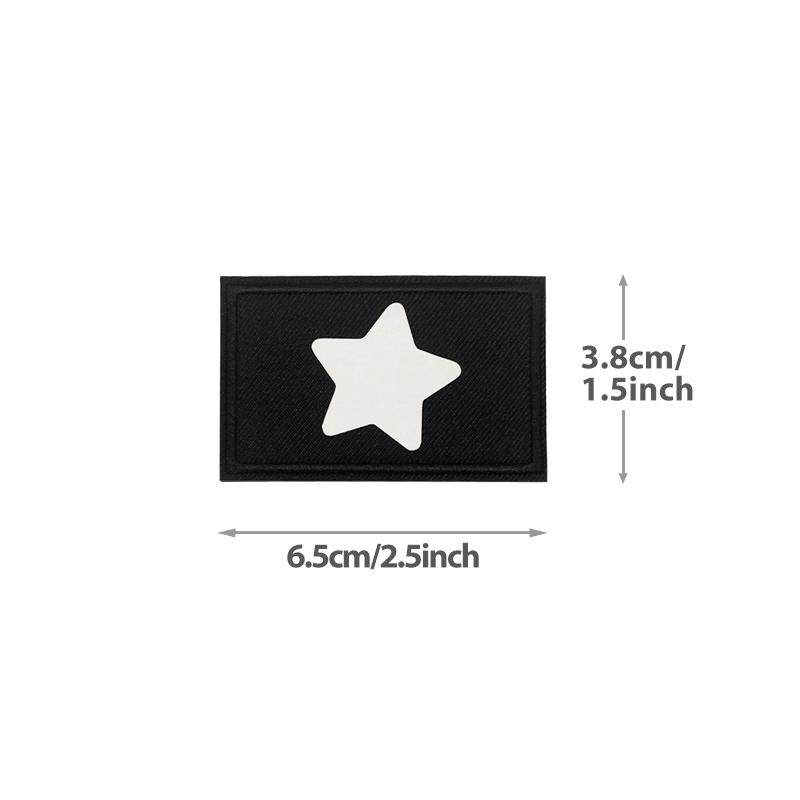 

Светоотражающие нашивки с вышивкой, звезды, стрелки, аксессуары «сделай сам», сумки для одежды, наклейки, термопресс, аппликация, рукоделие, швейные ремесла, аппликация