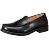 CEDAR CREST CC-1303 Student Shoes, Washable Loafers, Synthetic Leather, Black, Size 260cm