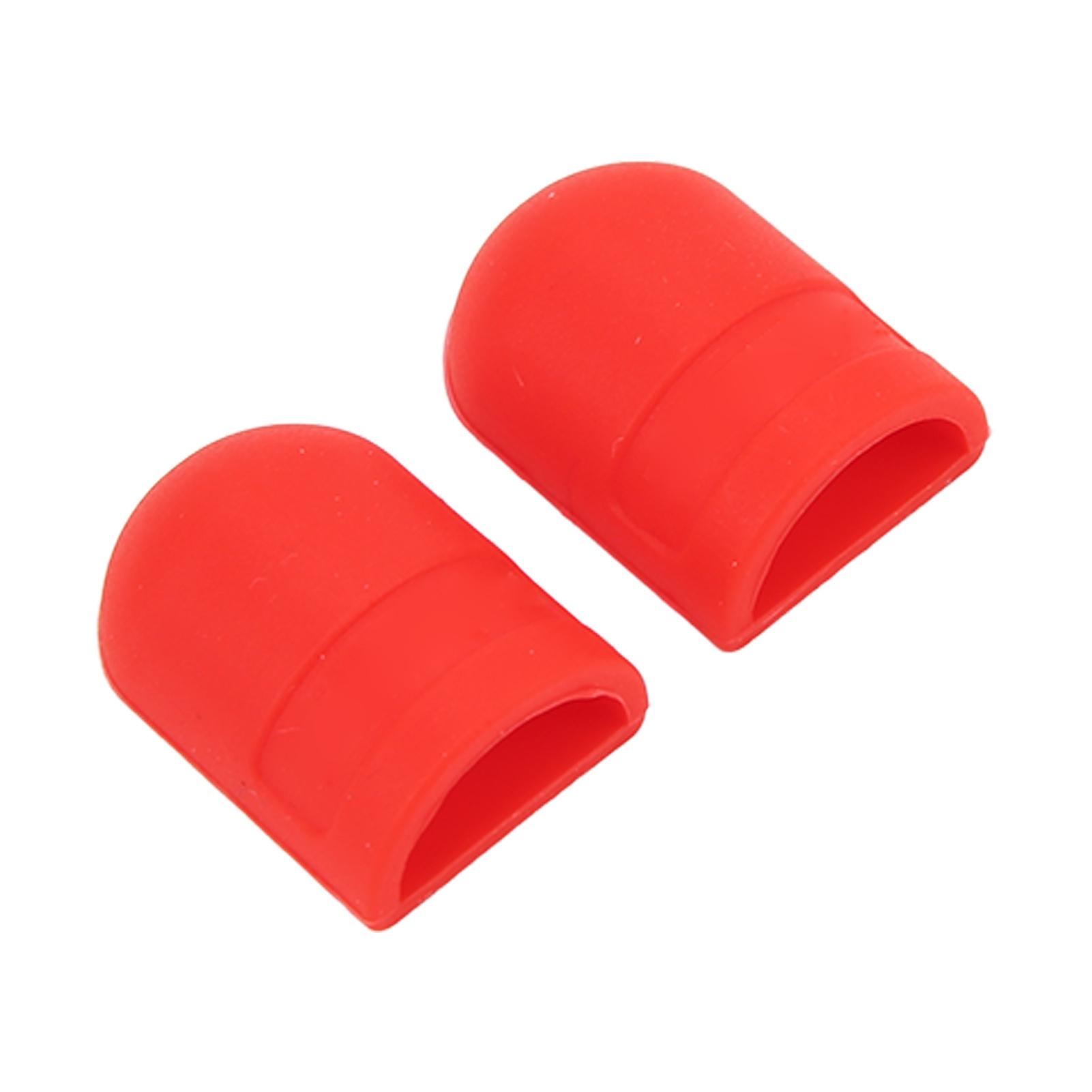 

RISK 1 Pair Road Bike Hand Change Protective Sleeves Bicycle Silicone Anti Scratch Brake Lever Cover красный