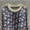High-Quality Heavy Duty 3D Jacquard Monogram Logo Round Neck Sweater