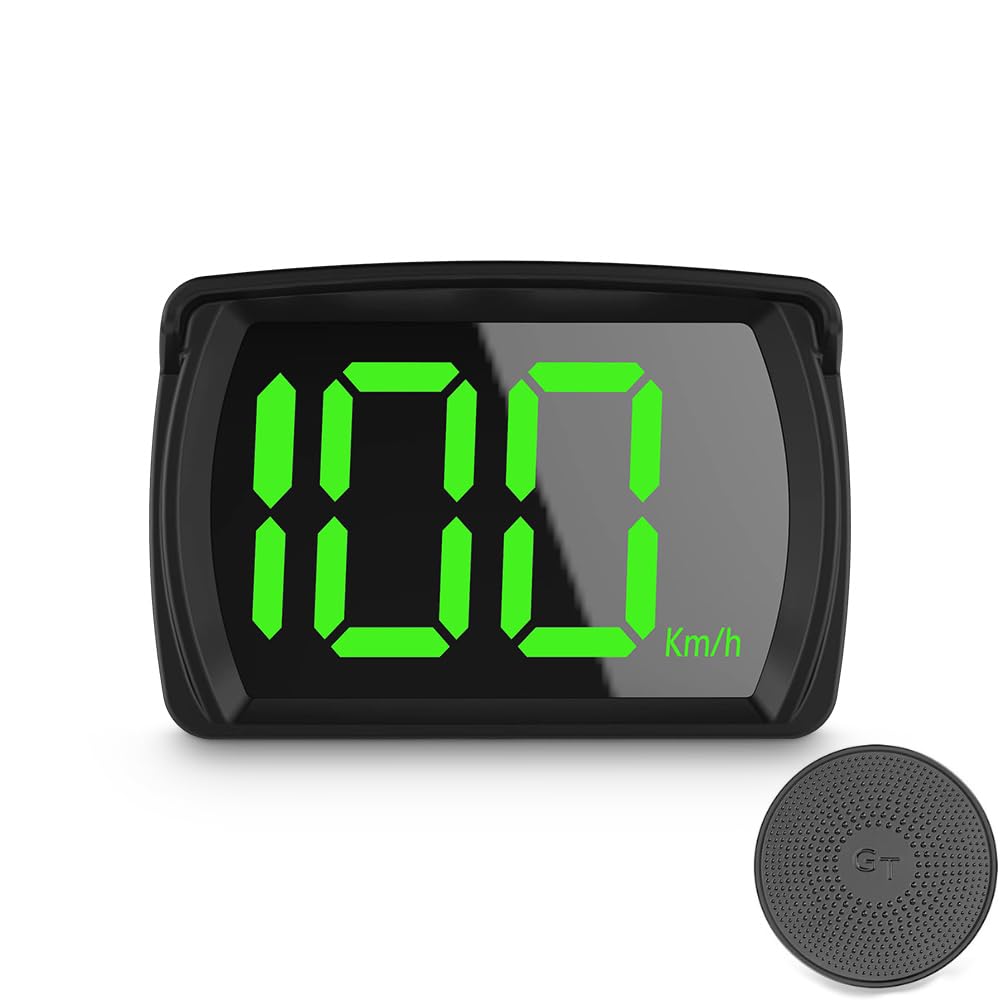 Car speedometer, additional meter, head-up display, HUD, GPS mode, large