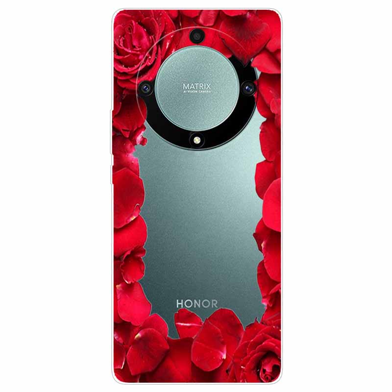 Custodia per Honor Magic6 Lite 5G Trasparente TPU Silicone Funda Capa per Honor Magic 6 Lite Coperture Morbide Magic6Lite Trasparenti Coques borsa