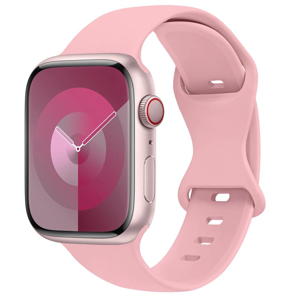 Silikonarmband für Apple Watch Band 45mm 44mm 41mm 40mm 42mm 46mm ultra 49mm Sportarmband correa series 11 7 8 9 10 4 3 5 6 se