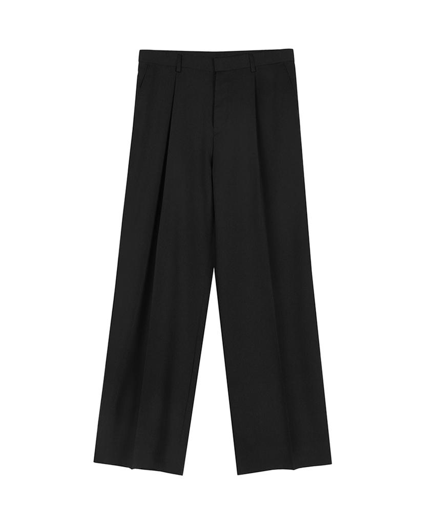 Avandress [Set] Modern Single Blazer & Onetuck Wide Slacks - 4Col