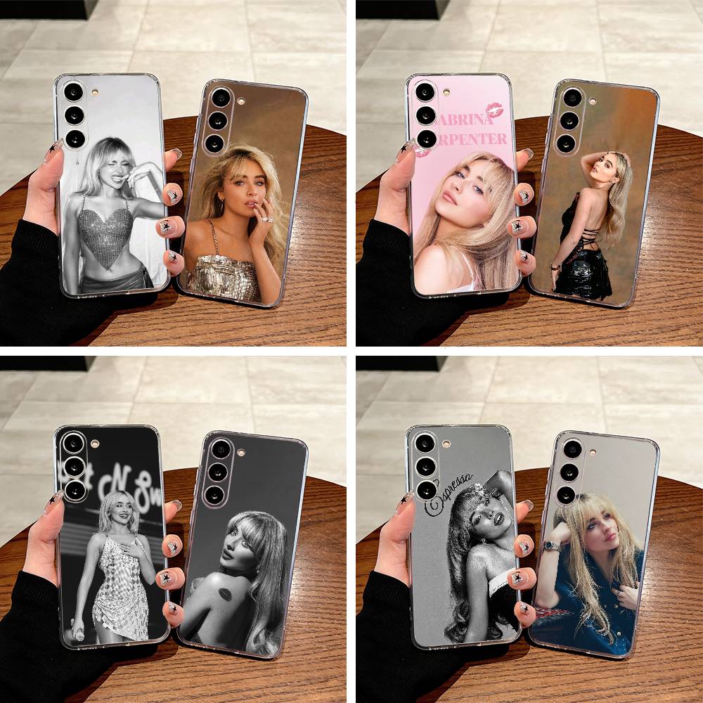 Singer S-Sabrina C-Carpenter Phone Case For Samsung Galaxy A71,A70,A52,A51,A40,A30 Transparent Cover