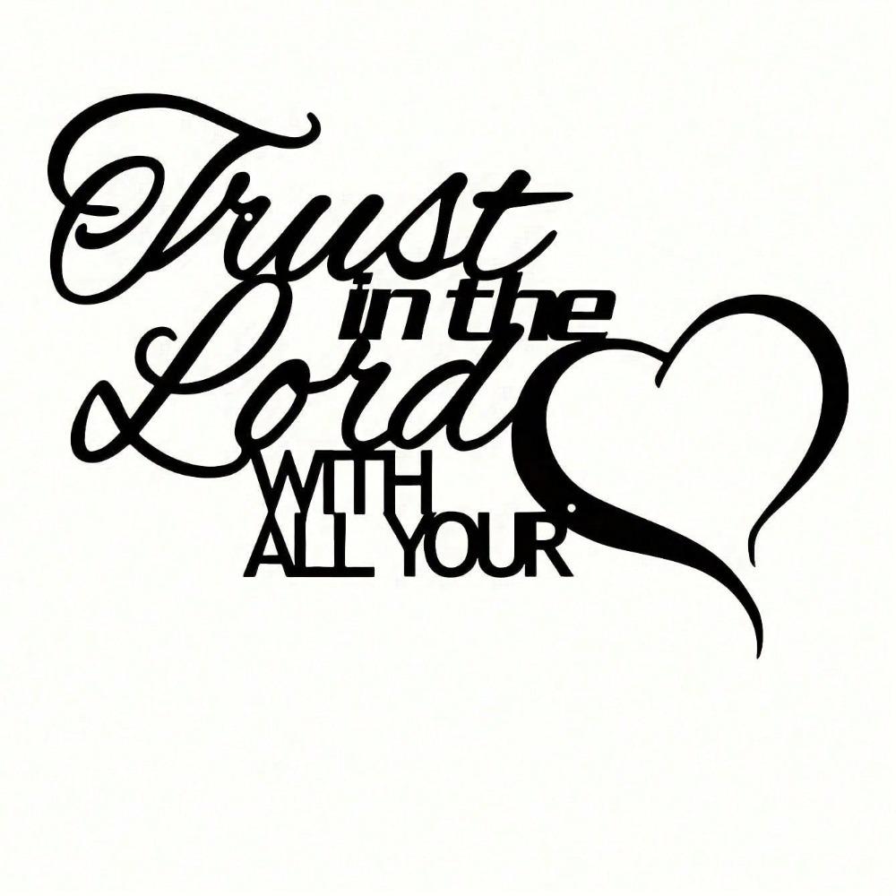 "Believe In the Lord with All Your Heart" Love-Themed Wall Hanging Decor, Living Room Valentine's Day Indoor Art Decor