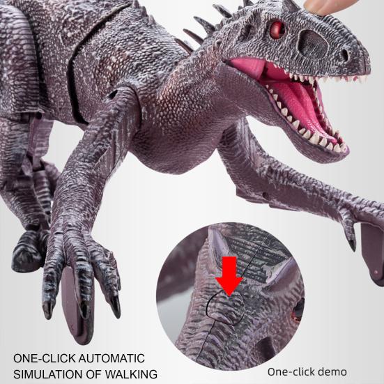 1 Set Simulated Simulation 2.4G Wireless Electric Dinosaur Toy 8CH Remote Control Birthday Gift