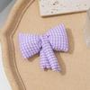 Cute Gingham Bow Children's Accessories: Fabric Socks, Hair Accessories, and Clothing Decorations