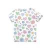 Children's Printed Round Neck Short Sleeved Casual T-shirt