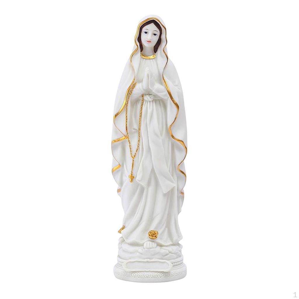 Harz Religiöse Figuren Dekoration Mehrzweck Leuchtend Gesegnete Statue für Schaufenster Feiertag