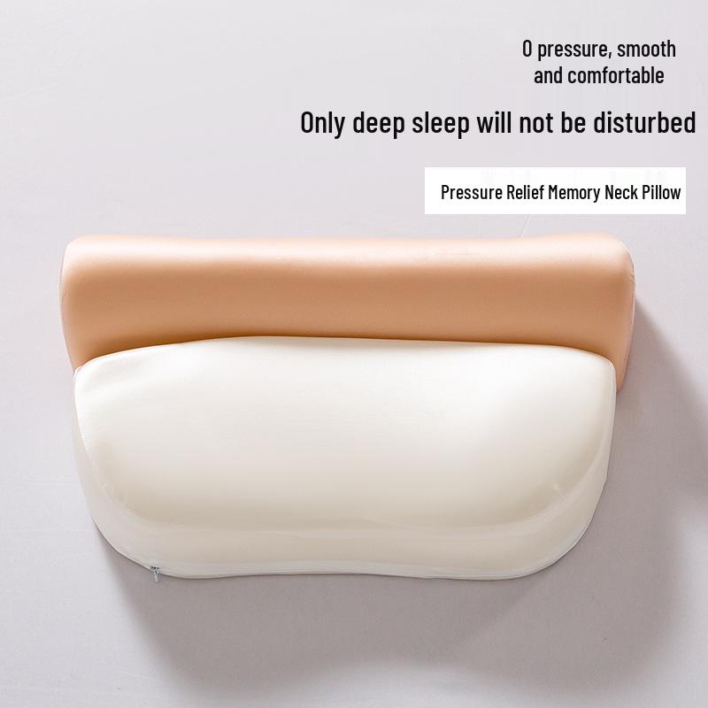 Xiaohongshu Cool Memory Foam Pillow: Zero Pressure, Deep Sleep Lumbar and Neck Support for Adults