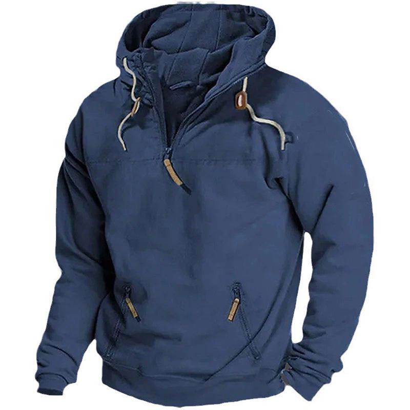 2023 Autumn/Winter Men's Hooded Sweatshirt: Youthful, Casual, and Loose-Fit Jacket