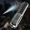 Mini Portable Flashlight USB Rechargeable Small Household Torch Outdoor Camping Hiking Emergency Lighting Light