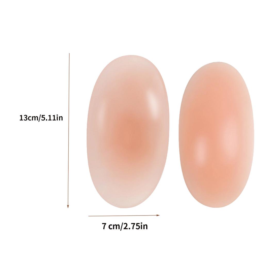 FINETOO  Ladies Clothing Silicone Shoulder Pads Non-slip Shoulders Invisible Breathable Reusable 1 Pairs Transparent And Skin Tone