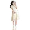 2026 Summer Fresh Korean-Style Mid-Length Maternity Dress: Youthful, Slimming, and Tummy-Covering Design