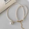 NK-237 Pearl Pendant Round Pearl Necklace, Internet Celebrity Style, High-End Light Luxury, Women's Fashion.