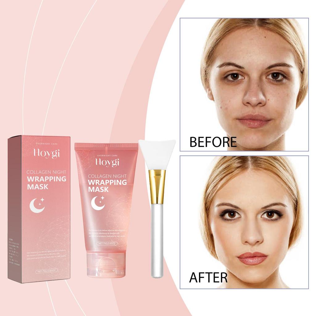 Hoygi Collagen Peel Off Mask Deep Cleansing Moisturizing Nourishing Shrink Pores Oil-Control Lifting Face Mask Facial Skin Care