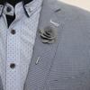 Lapel Flower Daisy Handmade Boutonniere Stick Brooch Pin Men's Accessories