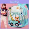New Trendy Children Bag Oxford Fabric Ventilated Burden-reducing Kids School Backpack Cartoon Rabbit