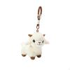 Soft Sheep Pendant Simulated Fleece Keychain Charm Embroidered Face Doll