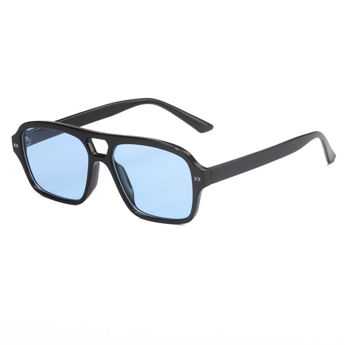 

2022 Unisex Double Beam Square Sunglasses - Fashion Trend 98078
