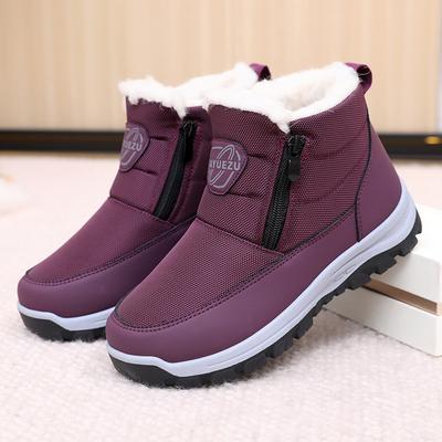 Schuhe Winter Neu Samt Verdickt Warm Schneestiefel Lässig Mode Rutschfest Baumwollschuhe Bequeme Schuhe