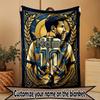 Pătură Personalizată cu Nume Lionel Messi, Decor Casă, Dormitor, Canapea, Camping, Canapea, Cadouri pentru Ziua de Naștere Crăciun