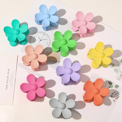 Flower Jaw Clips Non Slip Ultra-light for Girl Tortoise Hair Hair Accessories Clamps Claw