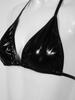 Women Micro Bikini Set Swimsuit Summer Swimwear Halter Lace-up Bra Tops with Thongs