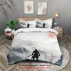 Wukong 3D Digital Printing Polyester Three-Piece Quilt Cover Bedding Quilt Cover Sheet Pillowcase