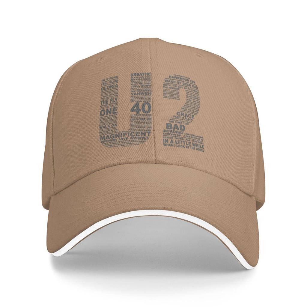 2 Vintage Rock Band Graphic Cap Baseball Cap Luxury Brand Fashionable Man Cap Birthday Caps Male Women's