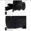 Men's Extra Thick Windproof Deer Leather Motorcycle Gloves