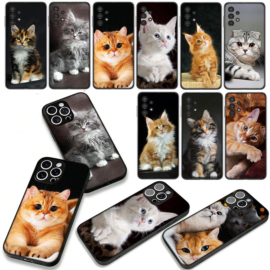 Cat Meow Phone Cover Case for Xiaomi Redmi Note 14 12 13 ProPlus A4 A3 Pro Plus 12C 13C 14C 5G Casing