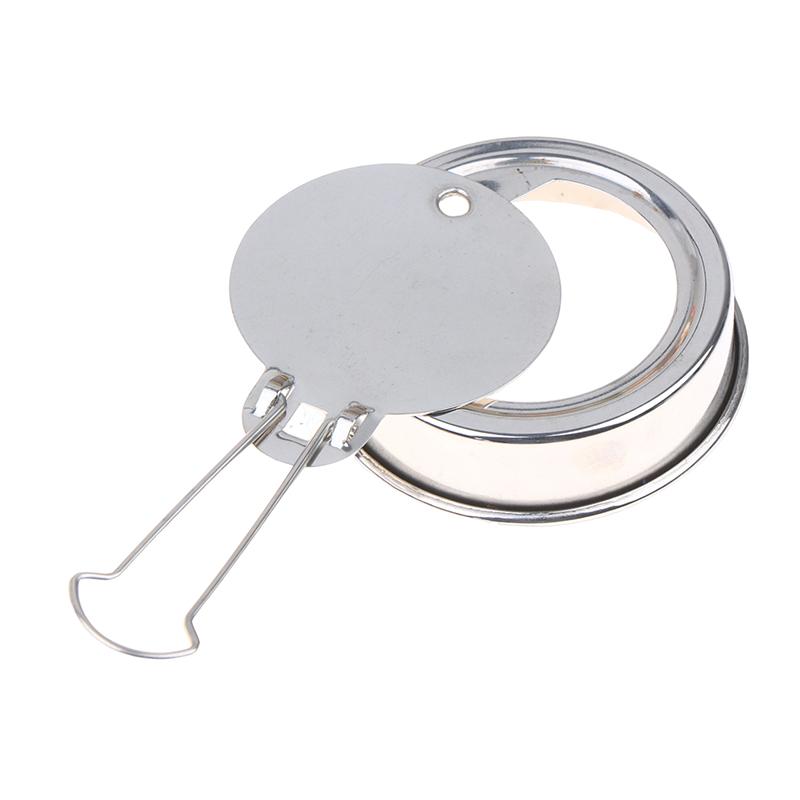 

Stainless Steel Mini Alcohol Furnace Ignition Cover With Handle Anti Scalding Windproof Barrier Fuel Fire Extinguishing Cover