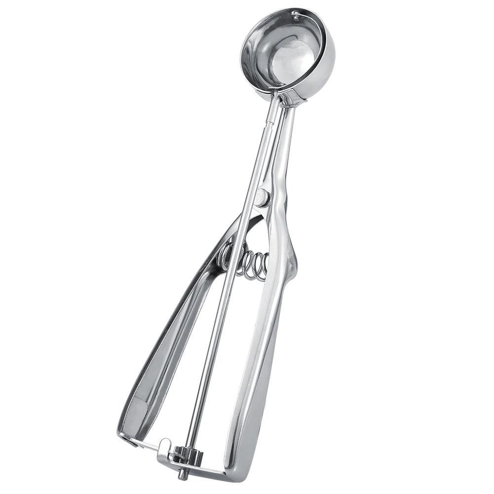 Household Stainless Steel Ice Cream Spoon Scoop Cream Dipper Kitchen Accessories (Small)