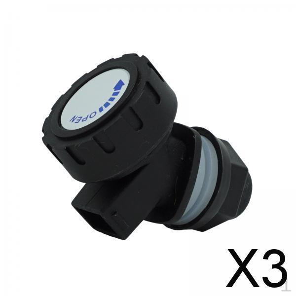 

3x Water Faucet Tap, Knob Tap for Bucket with Dustproof Plug, Switch Spout Spigot