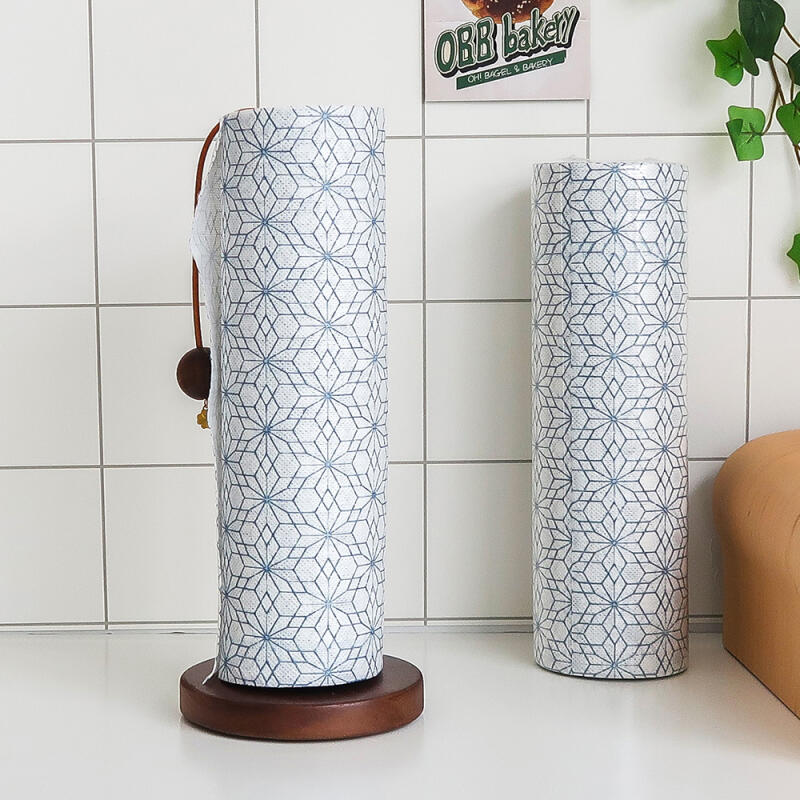 

Blue disposable non-woven roll towel 30x30 40 sheets