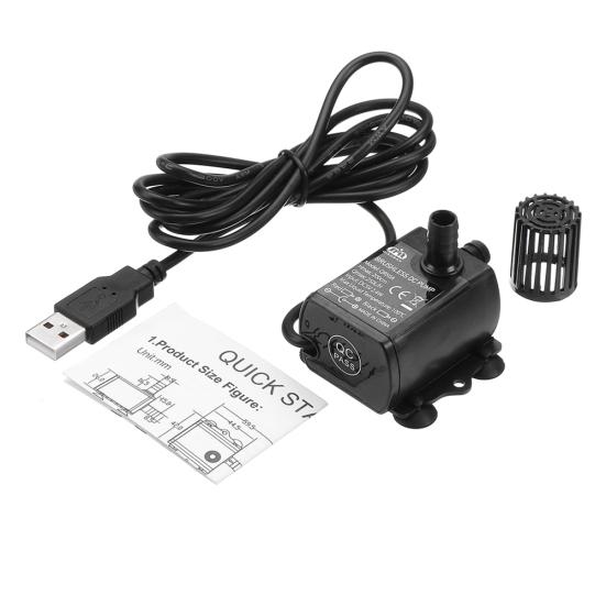 Mini USB DC 5V 250L/H Brushless Waterproof Submersible Circulating Water Pump