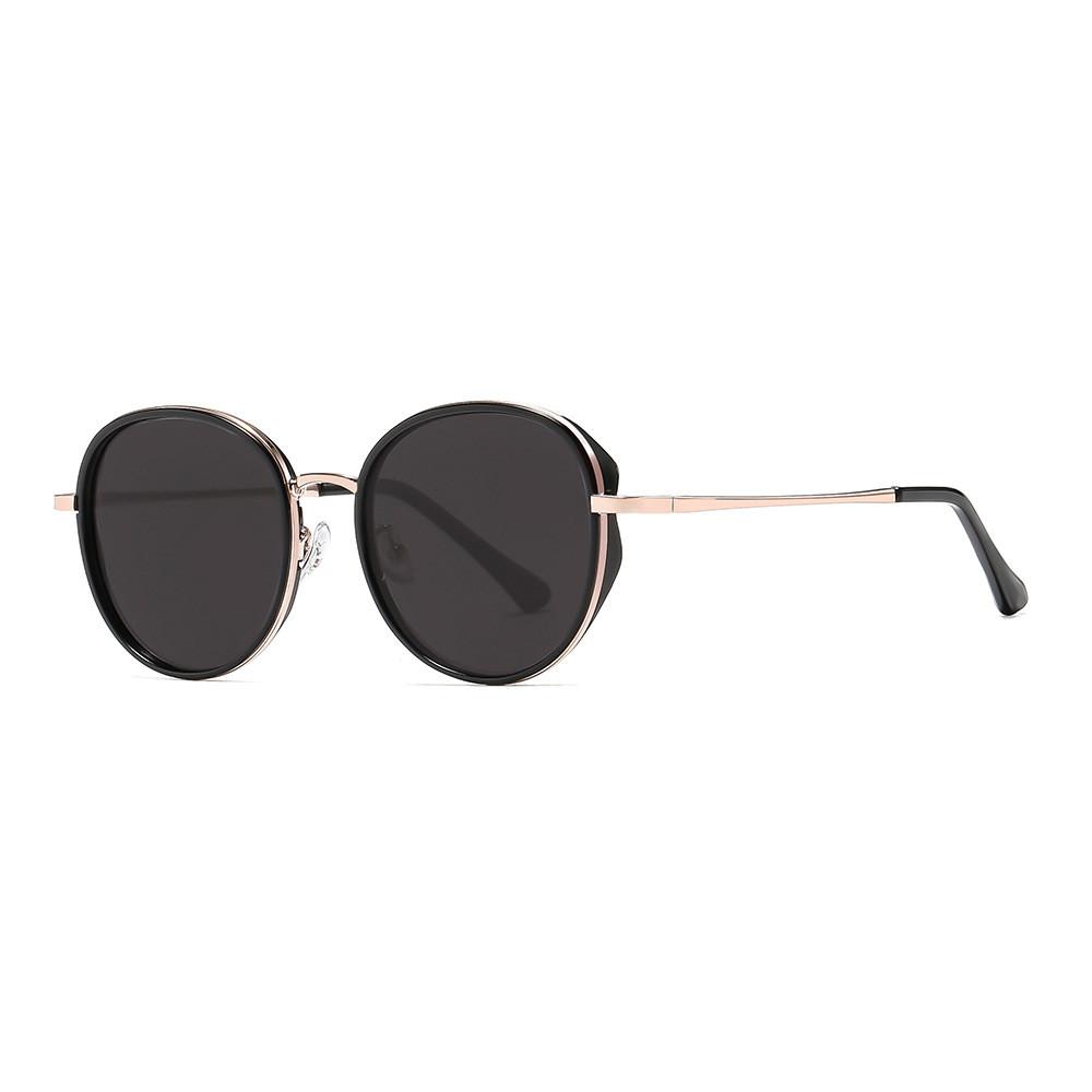 Female Driver Sunglasses With Full Frame Frame And Gray Lenses чёрный