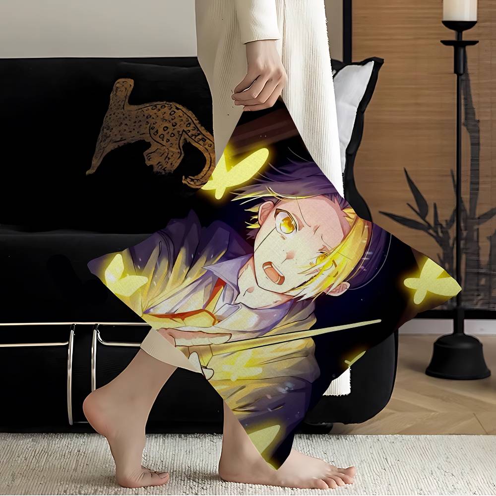 Japanese Anime MASHLE MAGIC AND MUSCLES Cushion Cover Polyester Sofa Cushions Decorative Throw Pillows Home Decoration
