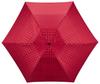 Daks MOONBAT Folding Polyester Dyed Jacquard Rib 55cm Women's Umbrella, Check, Red, Length Approx.