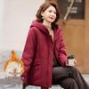 SIFONE Women's Winter Hooded Embroidered Padded Jacket
