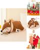 Large Fox Plush Toy Soft Stuffed Animal Pillow Creative Gift For Girls Birthday Present 35cm 50cm 60cm 70cm 90cm 1.2m